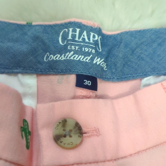 CHAPS • RALPH LAUREN Costland Wash Cactus Print Shorts ~ NWT - Picture 8 of 11